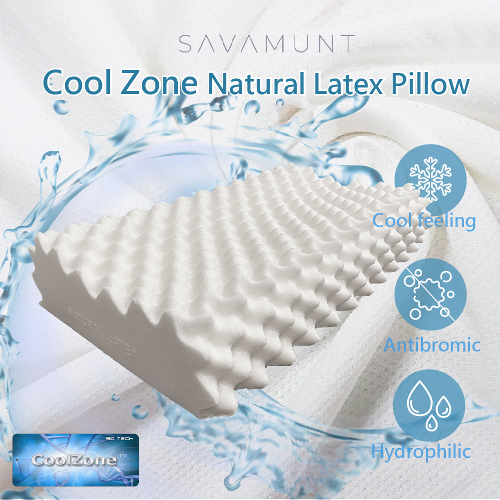 【Savamunt】Cool Zone Natural Latex Pillow(pre-order)