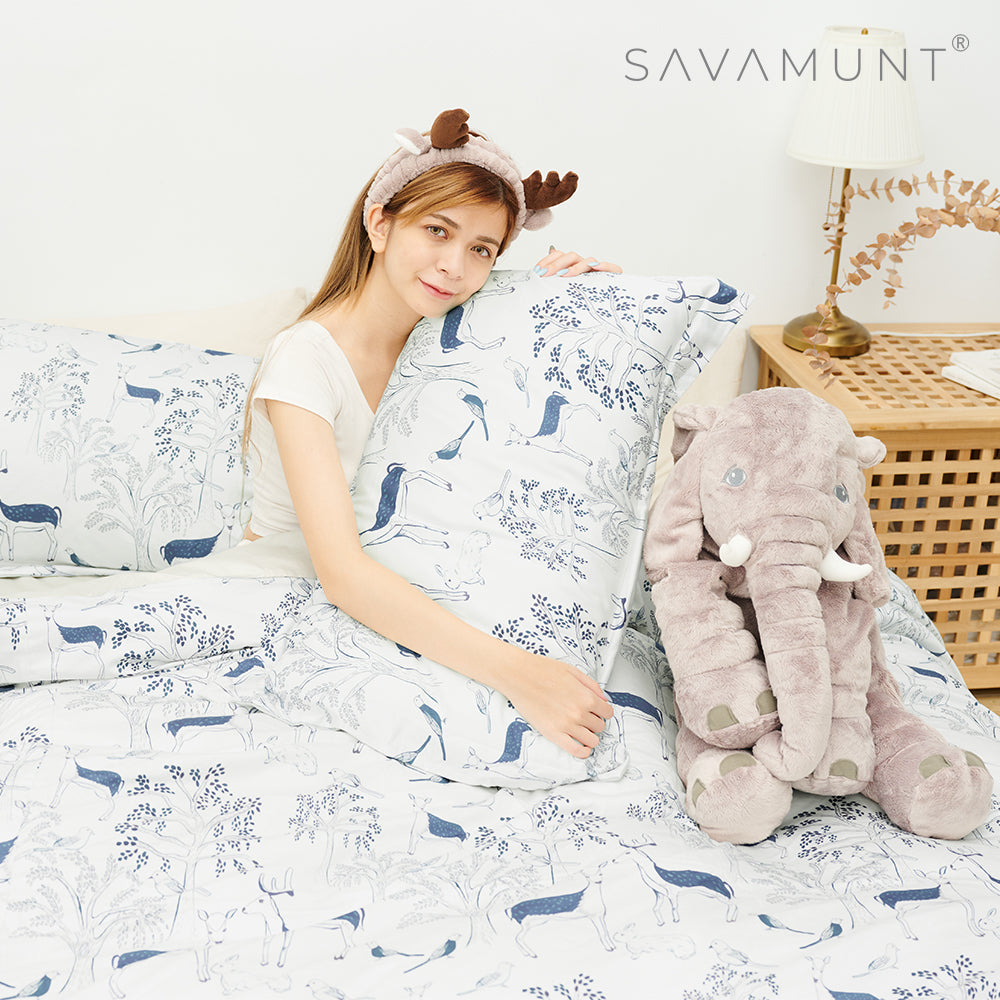 【Savamunt】Ionic+™ & Austrian Lenzing Tencel™ Modal Four-pieces Bedding Set Pre-order Limited Sale (Animal Forest )