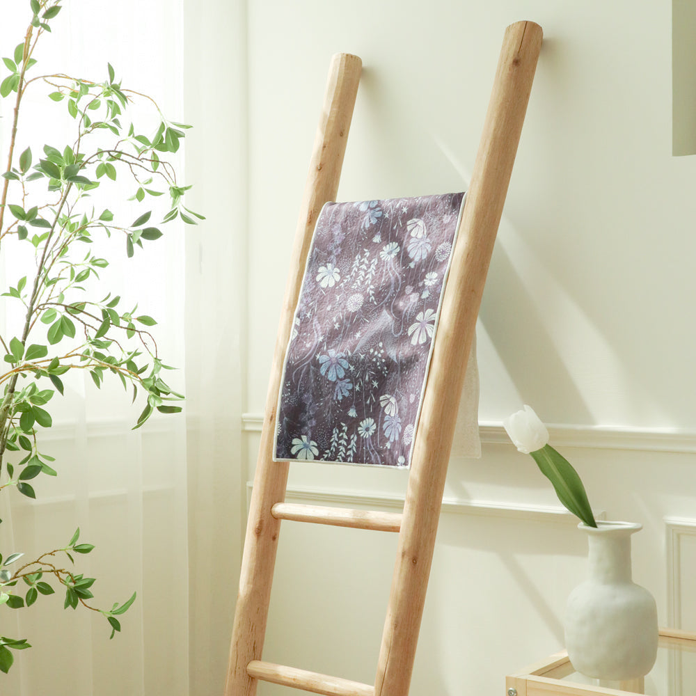 Savamunt-Microfiber Highly Absorbent Soft Touch Pattern Printed Beach, Pool and Bath Towel, Horizontal Travel Towel -SportTowel Set